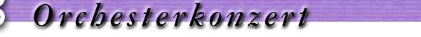 Orchesterkonzerte