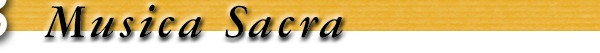 Musica Sacra