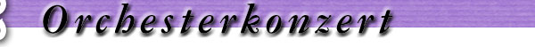 Orchesterkonzerte
